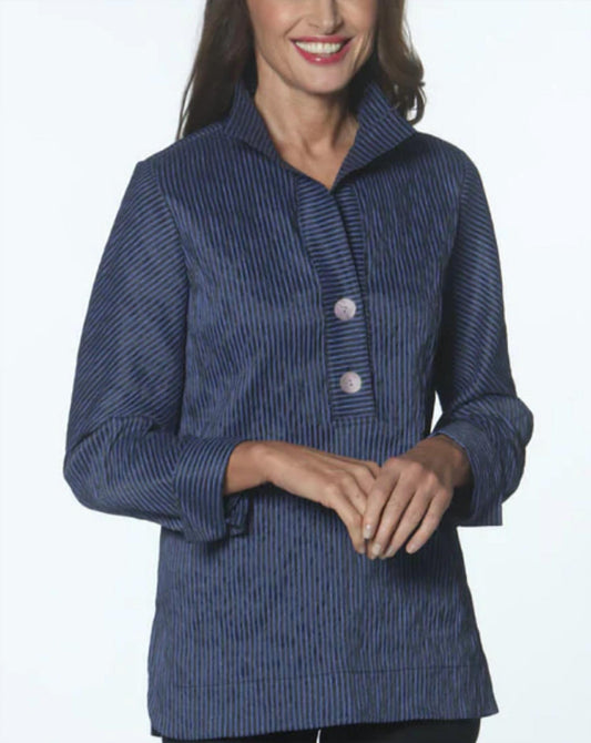 J'Envie/Eli - Long Sleeve Havana Pullover Shirt