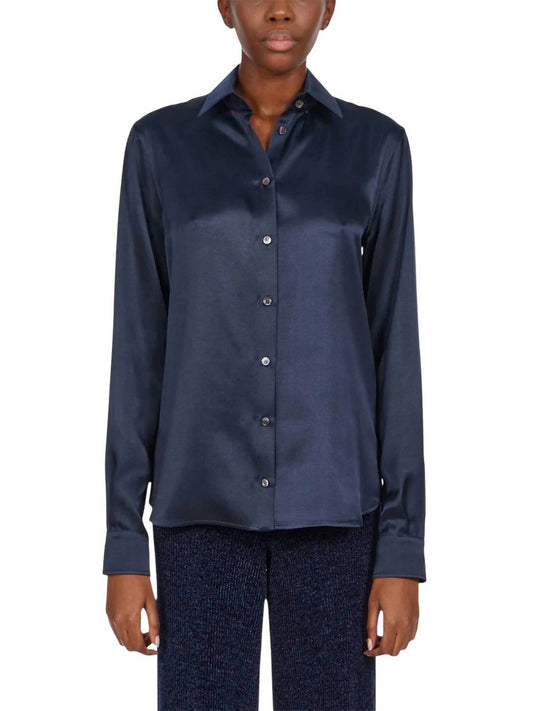 Salvatore Ferragamo - Satin Button Up Shirt