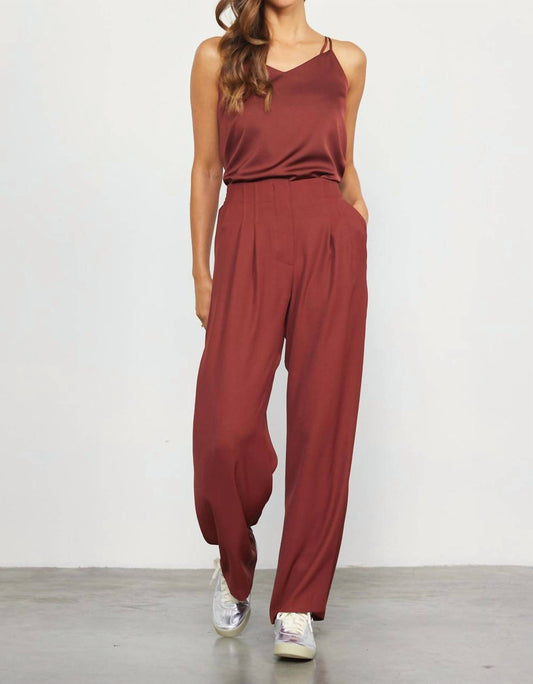 Skies Are Blue - Rowen Satin Tank Top