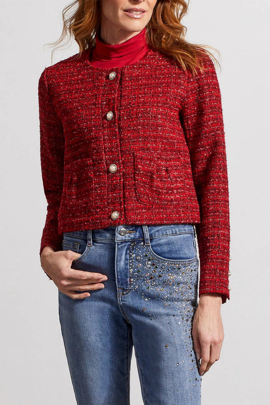 Tribal - Cropped Tweed Jacket