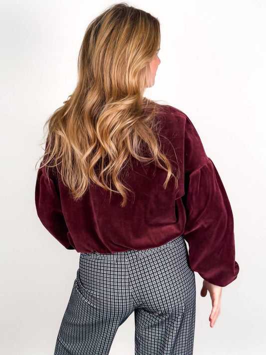 Project Social T - Jewel Velour Crew Sweatshirt