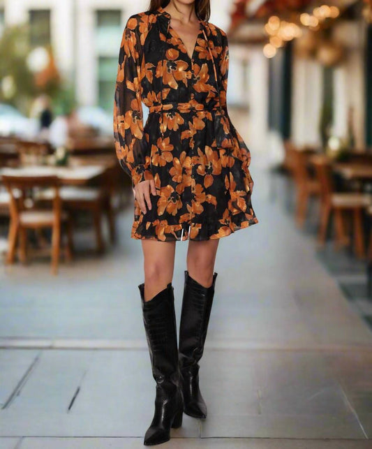 Lost + Wander - Golden Rendezvous Mini Dress