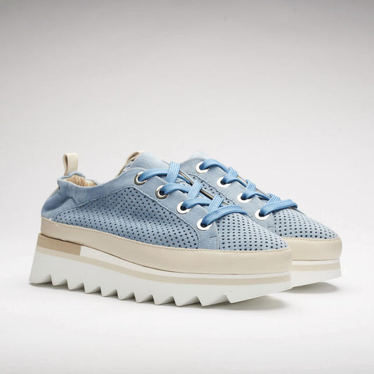 Softwaves - Women's Bliss Perforated Tie Sneakers