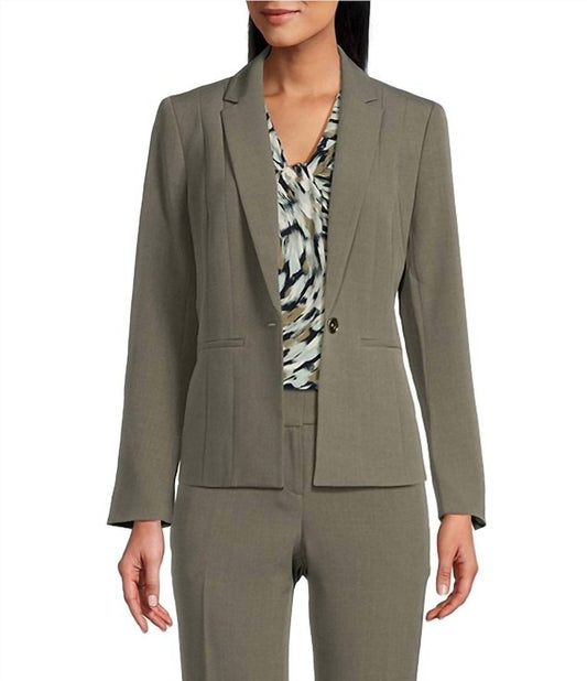 Kasper - One-button Blazer - Plus