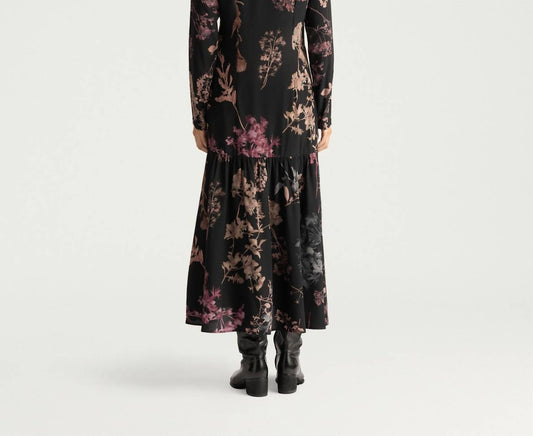 Momoni - Scarlett Printed Crepe De Chine Dress