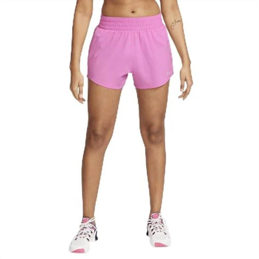 Nike - women's One Dri-Fit 3in Brief Lined Short, athletic running shorts
