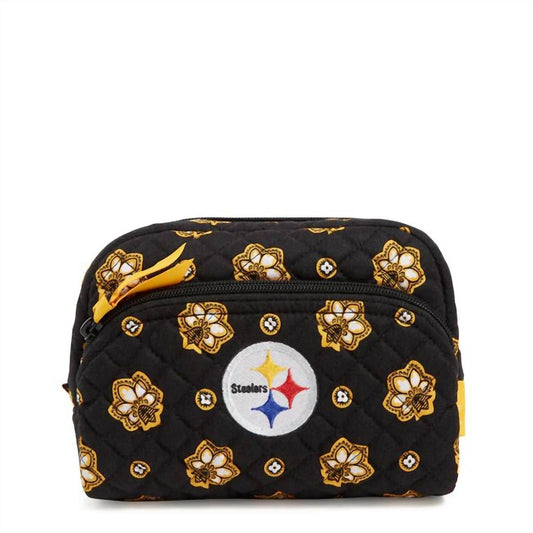 Vera Bradley - Women's Pittsburgh Steelers Medium Cosmetic Bag