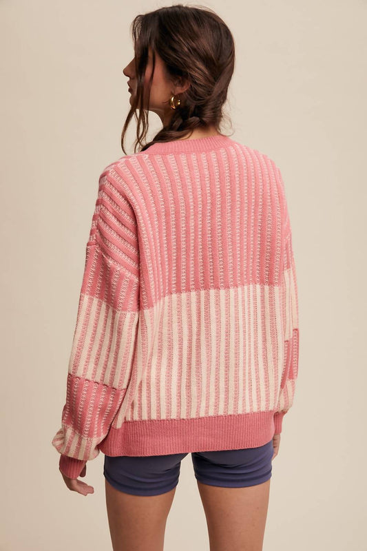 Listicle - Blushing Sweetheart Sweater