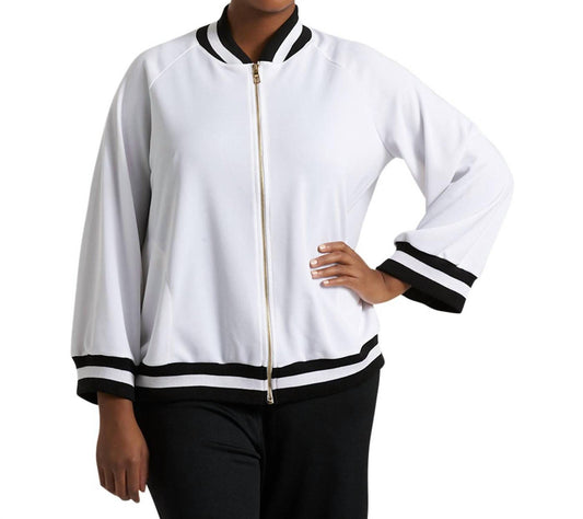 Always For Me - Plus Size Hudson Bomber Jacket