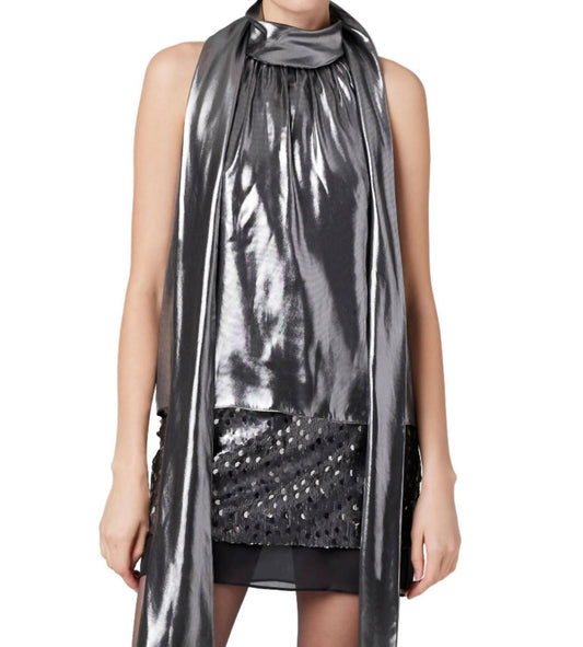 Toccin - Hattie Sleeveless Metallic Blouse
