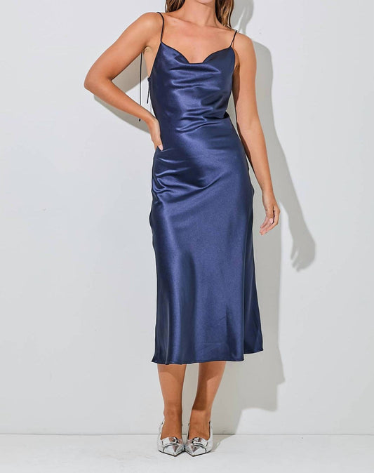 Baevely By Wellmade - Satin Maxi Dress