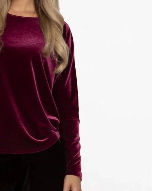 Sympli - Velvet Savvy Nu Cinch Top