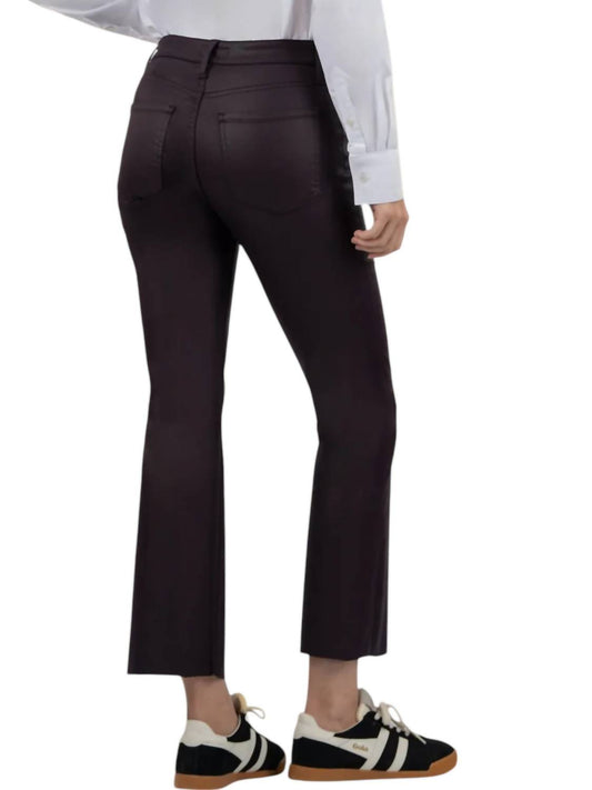 Kut From The Kloth - Kelsey Coated High Rise Ankle Flare Pants