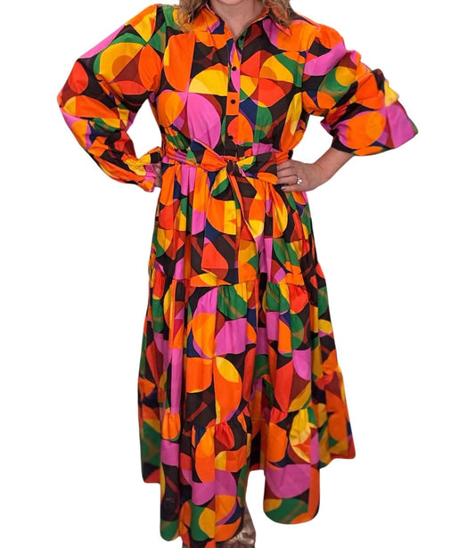 Carole Christian - Printed Maxi Dress