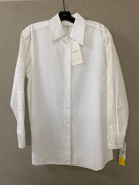 Lafayette 148 - Women's Button Sleeve Oversized Shirt