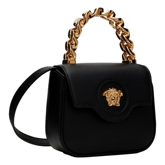 Versace - Women's Top Handle Mini Vitello Leather Handbag