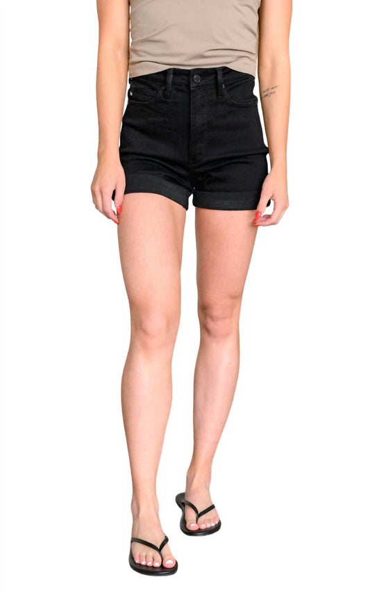 Judy Blue - High Rise Control Top Cuffed Shorts