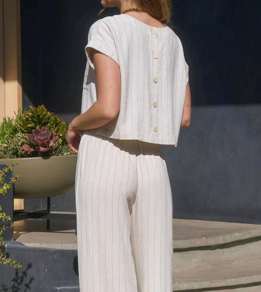 Blu Pepper - Joan Linen Top