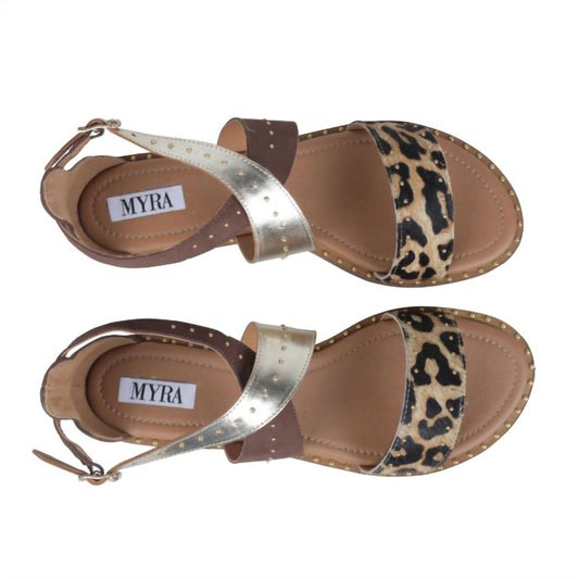 Myra - Women's Leather Strap Sandals