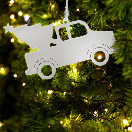 Creative Gifts International - Truck & Tree Ornament with Tassel