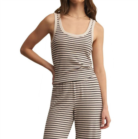 Z Lounge - Luxe Stripe Tank Top