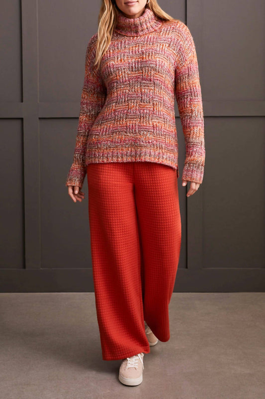 Tribal - Long Sleeve Cowl Neck Sweater