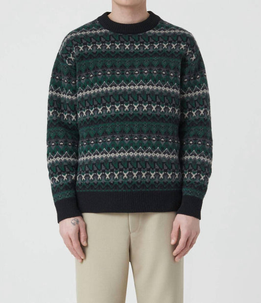 Closed - Men's Fair-isle Jumper Sweater