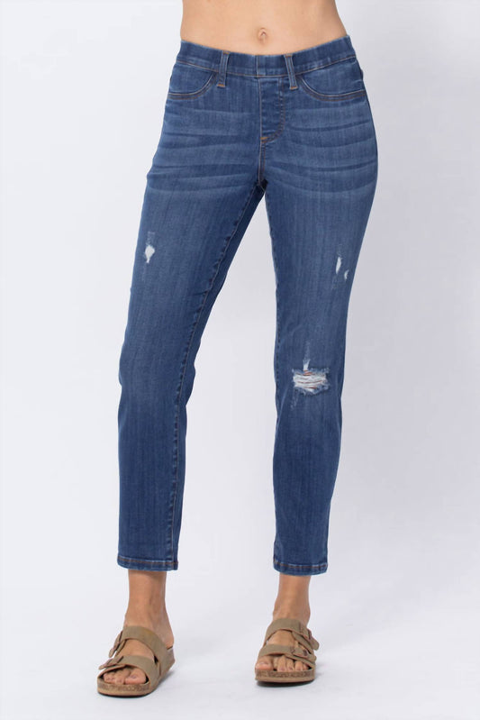 Judy Blue - Mid-rise Boyfriend Jeggings