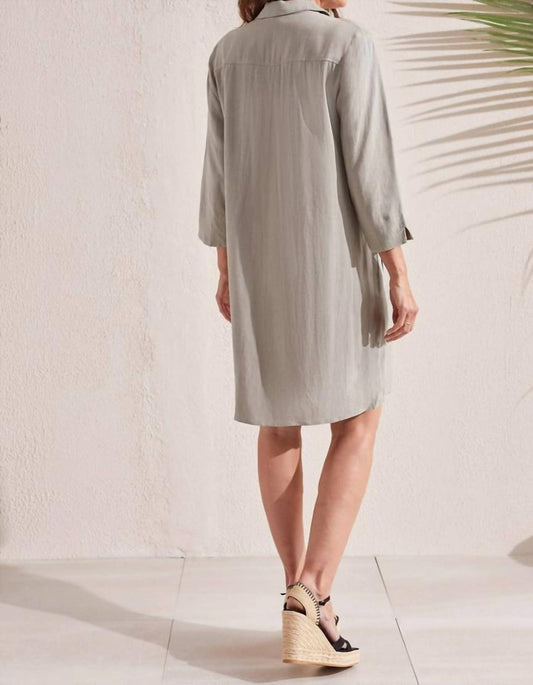 Tribal - THREE-QUARTER SLEEVE DRESS WITH POCKETS