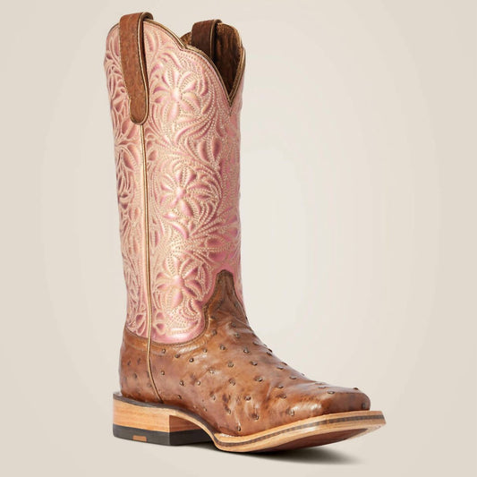 Ariat - Women's Donatella Full Quill Ostrich Western Boot
