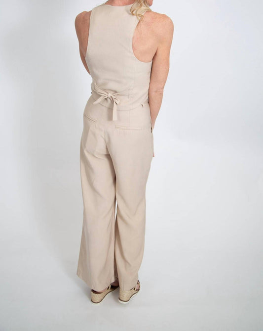 Miou Muse - Tuxedo Button Front Vest