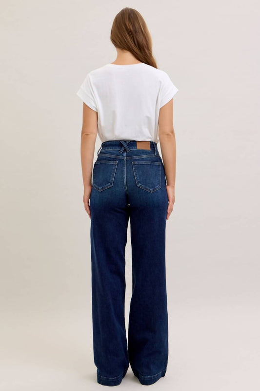 Judy Blue - High Waist Trouser Wide Leg Jeans