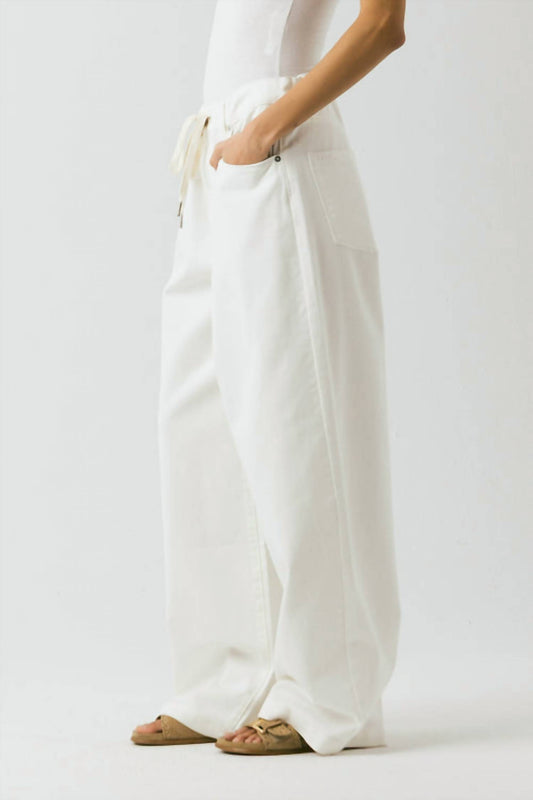 Blanknyc - Low Rise Baggy Fit Twill Pants