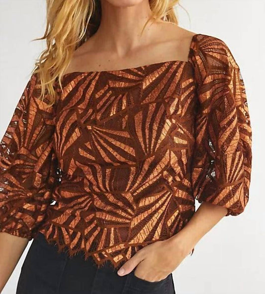 Eva Franco - Shine Lace Blouse