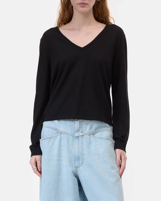 Closed - V-neck Long Sleeve Tee