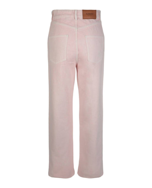 Burberry - Women's Logo-patch Straight-leg Jeans