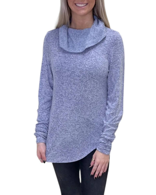 Tribal - JOSIE COWL NECK SHIRRING TOP