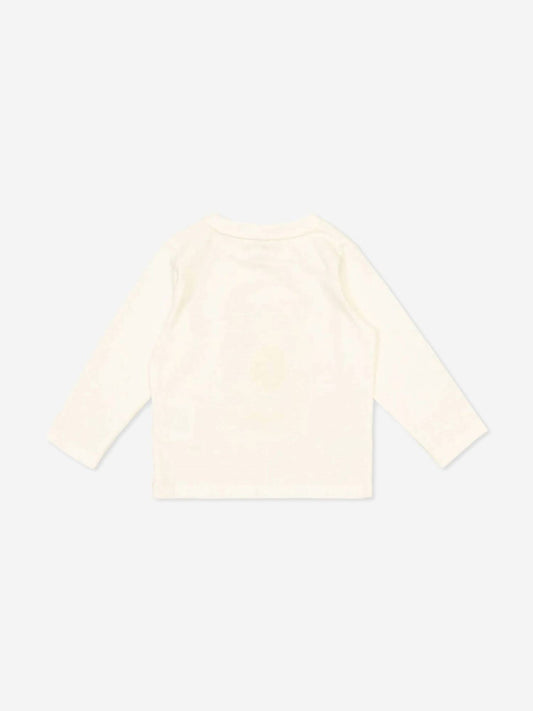 Stella Mccartney - Baby Girl Long Sleeve Tee With Lama Print