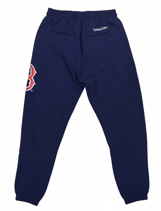 Mitchell & Ness - Men’s Cooperstown Mlb Repeat Logo Fleece Red Sox Sweatpants