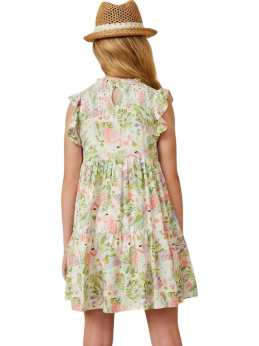 Paperdolls - Girl's Caitlyn Smocked Ruffled Dress