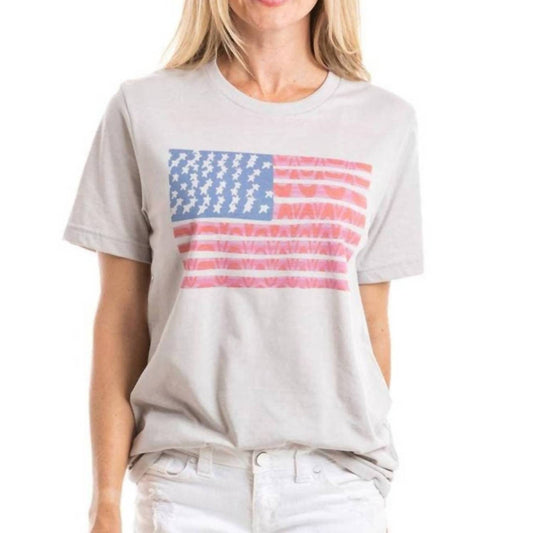 Katydid - American Flag Short Sleeve T-shirt