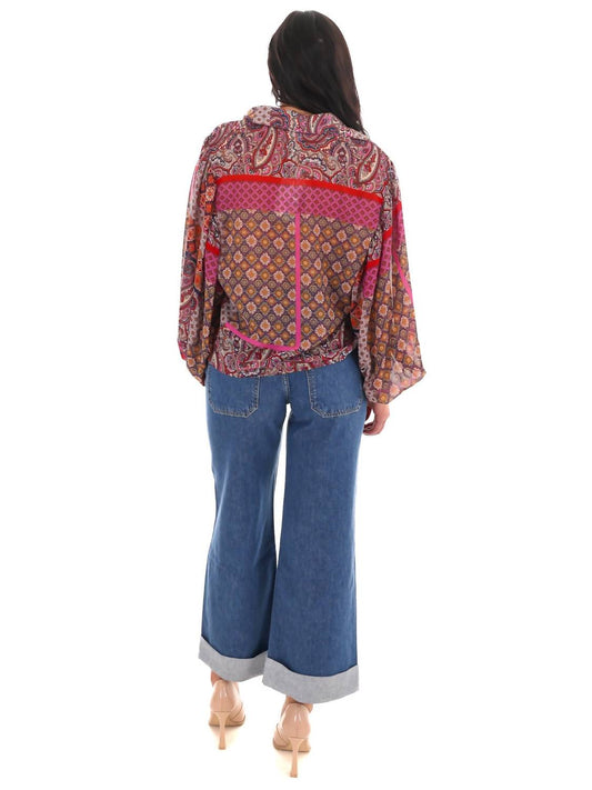 Ee:Some - Boho Puff Sleeve Top