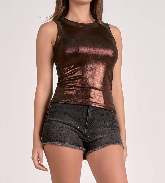 Elan - Olivia Glitter Tank
