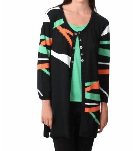 Angel - Retro Brights Long Cardigan