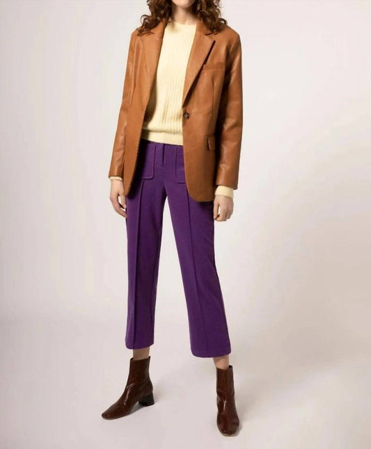 Frnch - Luana Faux Leather Blazer