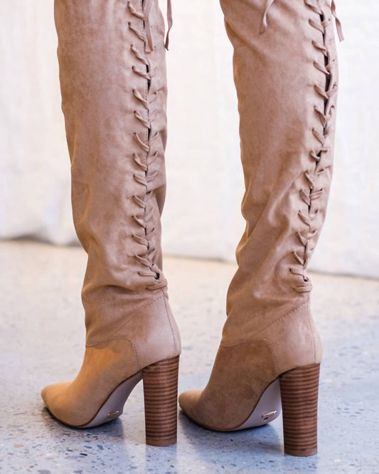 Kimba Latte Suede Boot