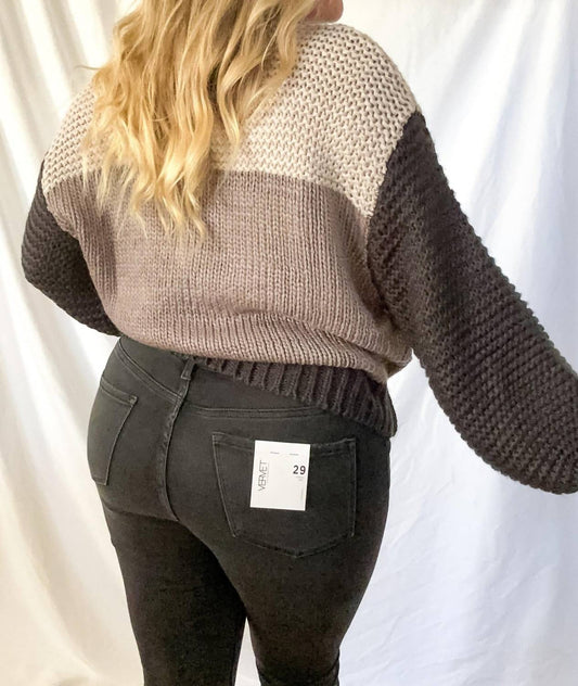 Le Lis - Midnight Chunky Knit Sweater