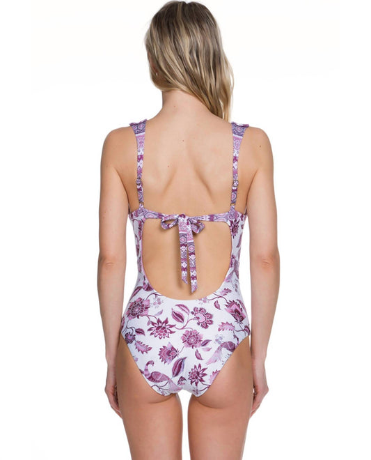 Becca - Plunge Cut Out One Piece Swimsuit