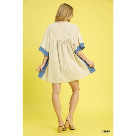 Style Usa - Western Horse Embroidered Dress