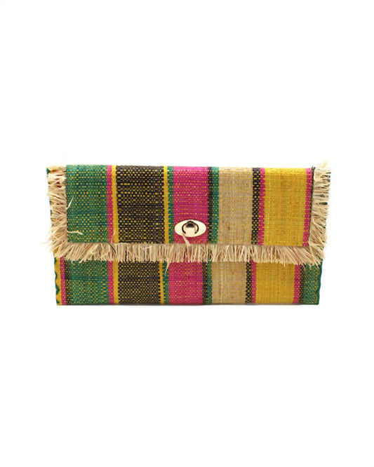 Shebobo - Women' Sophie Straw Envelope Clutch Bag